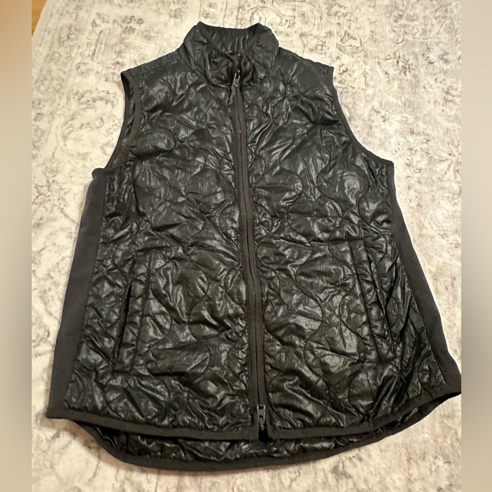 J.Crew Dark Gray/black Lightweight Puffer Vest m